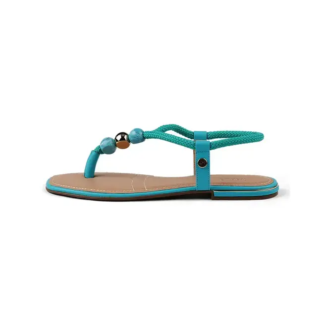 Sandália Itapuã Rasteira Azul Feminino