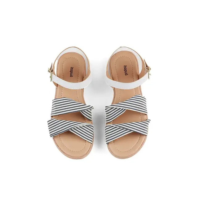 Sandália Infantil Flatform Itapuã listras Feminina