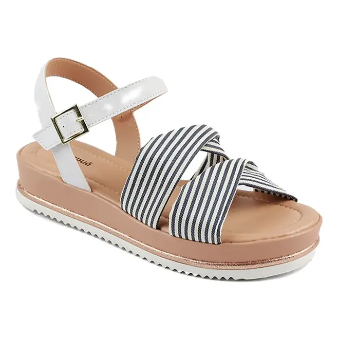 Sandália Infantil Flatform Itapuã listras Feminina