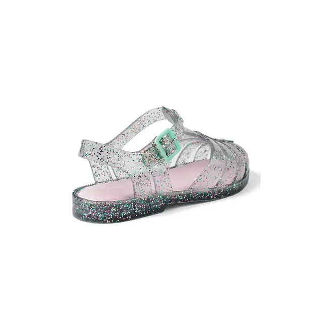Sandália Flat Infantil Mar & Cor Geladeira Cinza