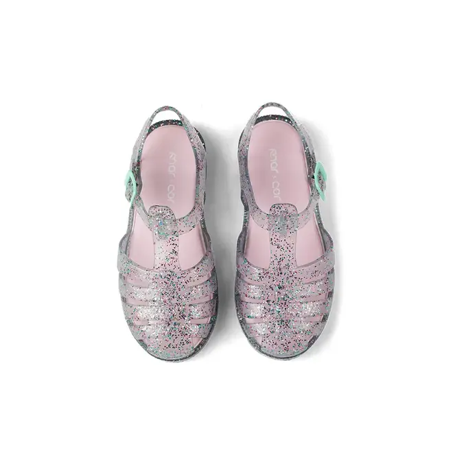 Sandália Flat Infantil Mar & Cor Geladeira Cinza