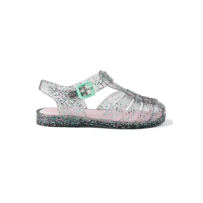 Sandália Flat Infantil Mar & Cor Geladeira Cinza
