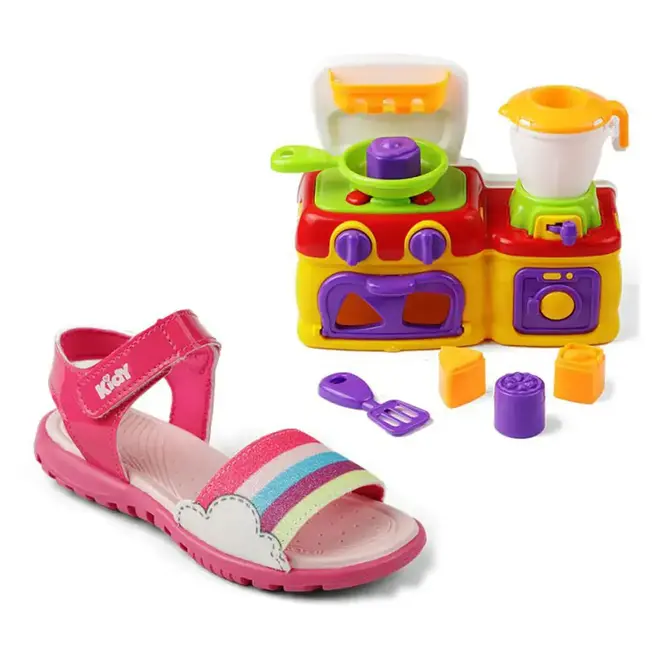 Sandália Infantil Flats Kidy com Cozinha