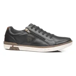 Sapatenis Casual Pegada Preto Masculino