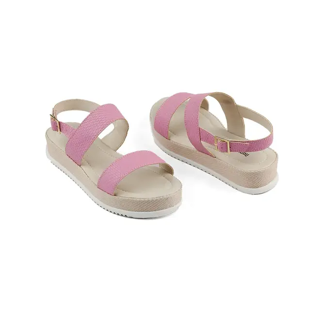 Sandália Flatform Juvenil Feminina Itapuã - Rosa