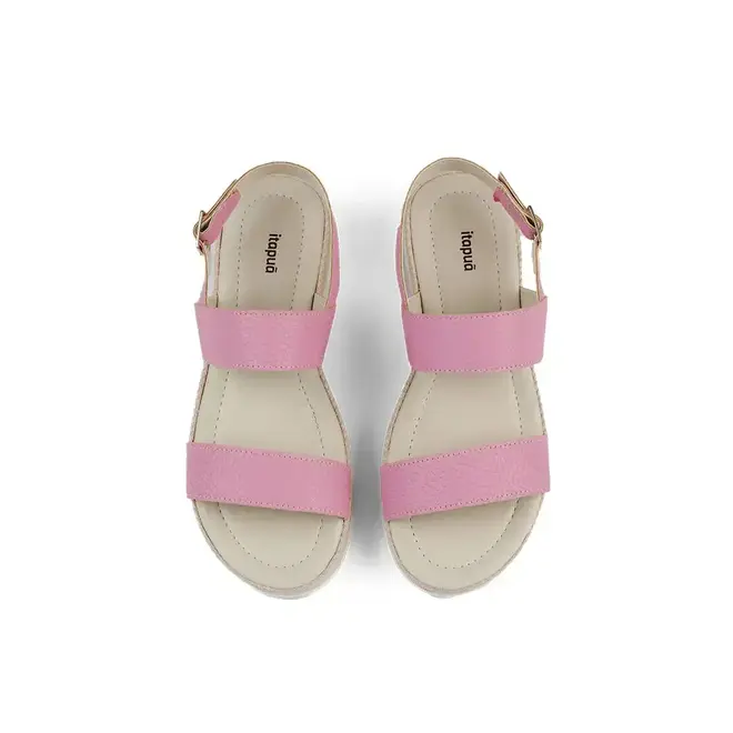 Sandália Flatform Juvenil Feminina Itapuã - Rosa