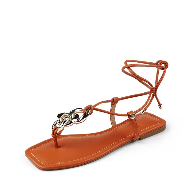 Sandália Flat Itapuã Feminino Âmbar