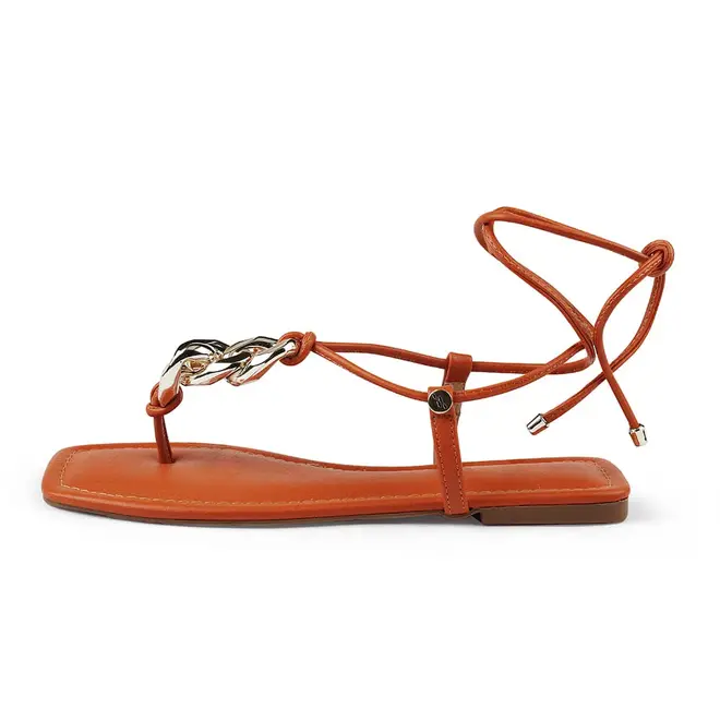 Sandália Flat Itapuã Feminino Âmbar