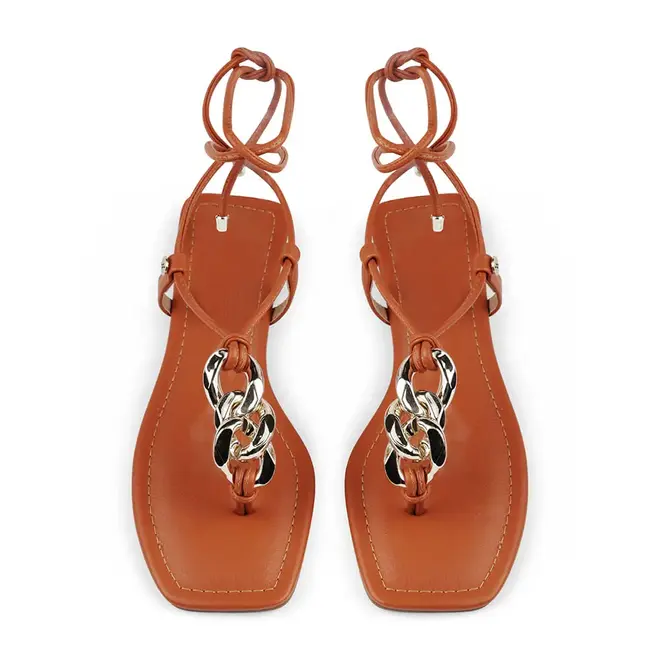 Sandália Flat Itapuã Feminino Âmbar