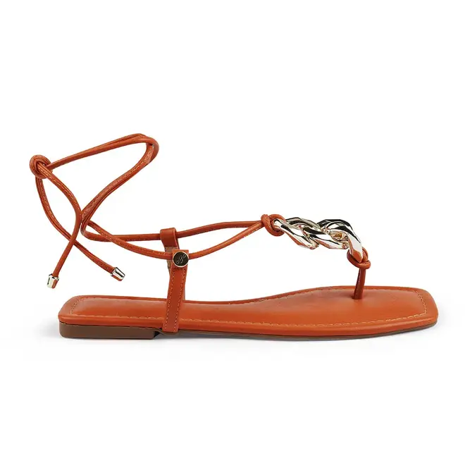 Sandália Flat Itapuã Feminino Âmbar