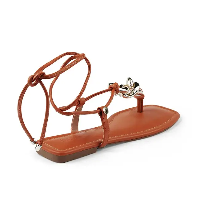 Sandália Flat Itapuã Feminino Âmbar
