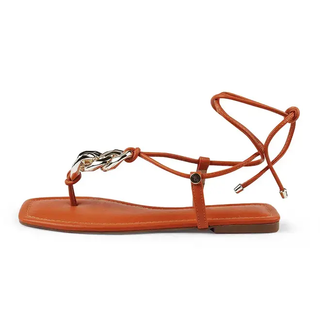 Sandália Flat Itapuã Feminino Âmbar