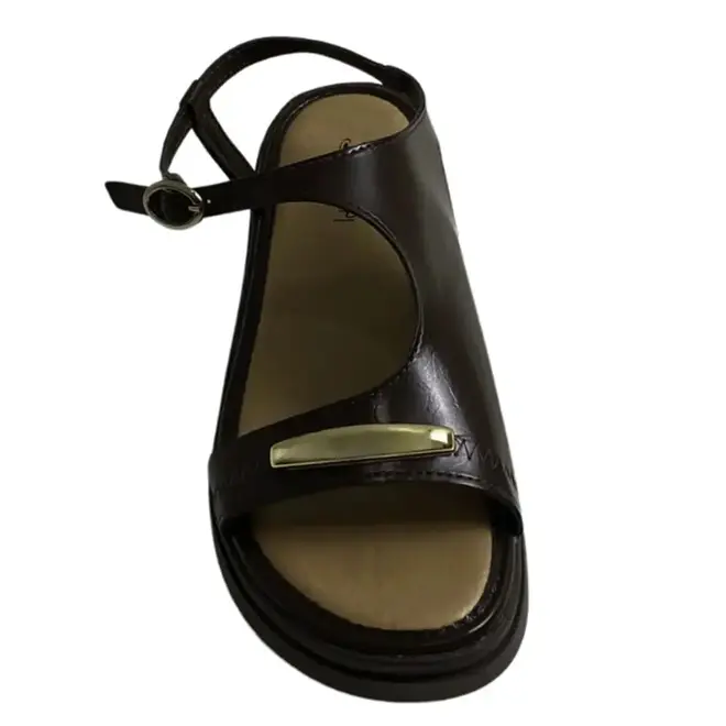 Rasteira Flatform Mississipi Cacau Feminina