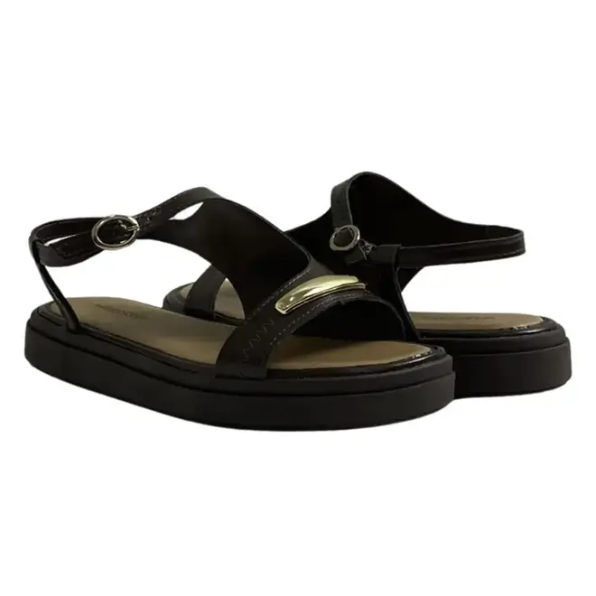 Rasteira Flatform Mississipi Cacau Feminina