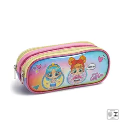 Estojo Seanite Glit Girls infantil
