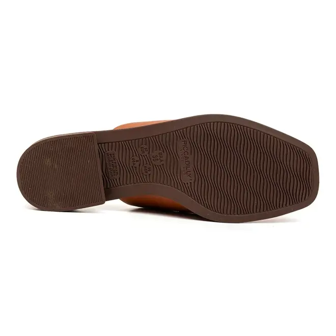 Tamanco Rasteira Piccadilly Ocre Feminino