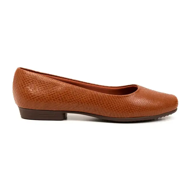 Sapatilha Bico Redondo Piccadilly Ocre Feminina