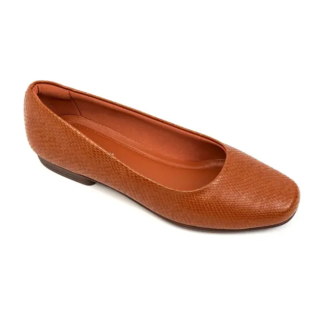 Sapatilha Bico Redondo Piccadilly Ocre Feminina