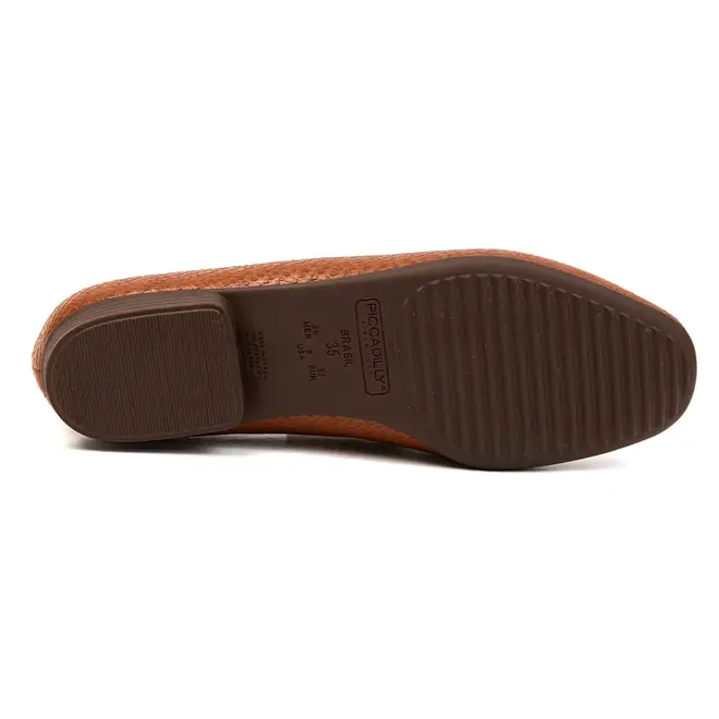 Sapatilha Bico Redondo Piccadilly Ocre Feminina