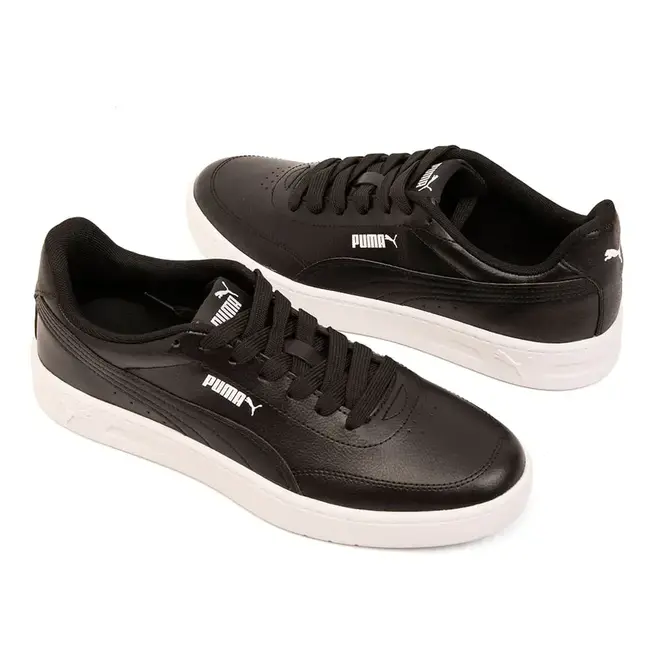 Tênis Casual Sola Caixa Puma Court Classic Preto Masculino