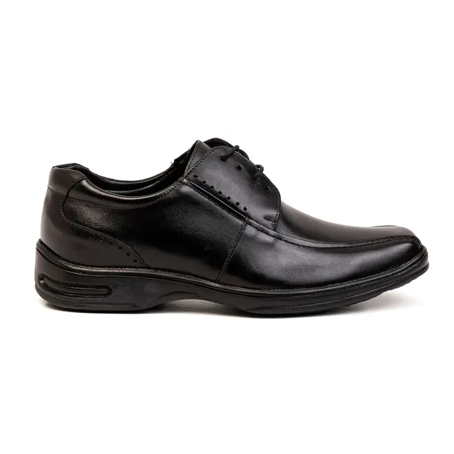Sapato Social com Cadarço Parise Preto Masculino
