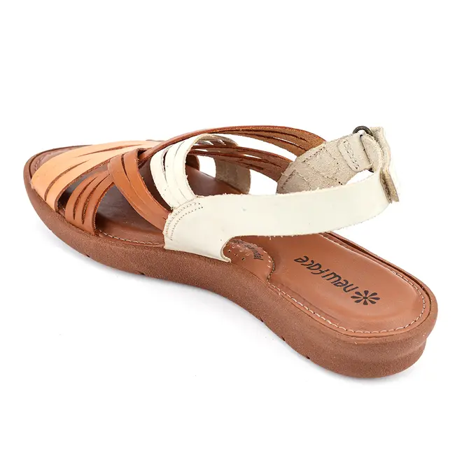 Rasteira Flatform New Face Mel New e Pessêgo Feminina