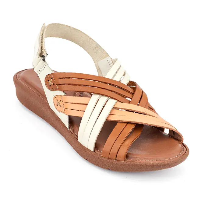 Rasteira Flatform New Face Mel New e Pessêgo Feminina