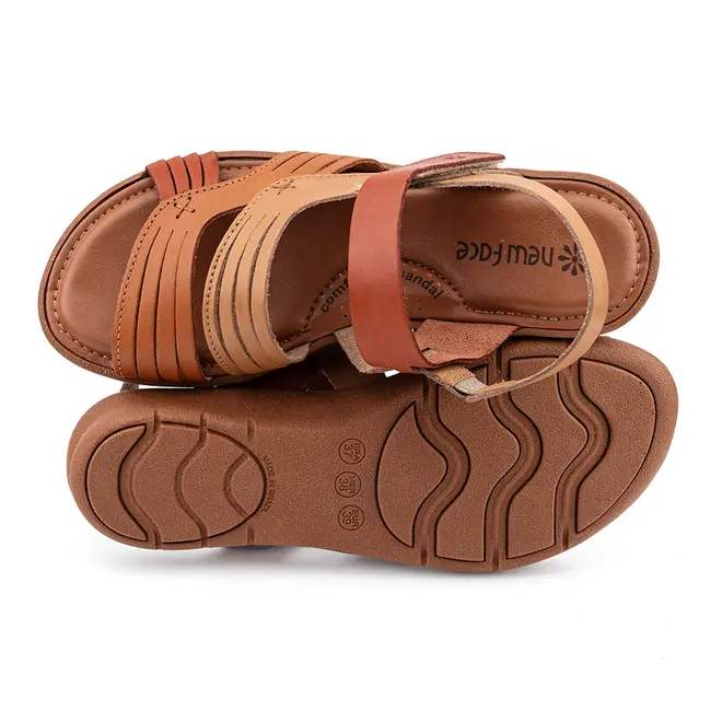 Rasteira Flatform New Face Mel New e Nuts Feminina