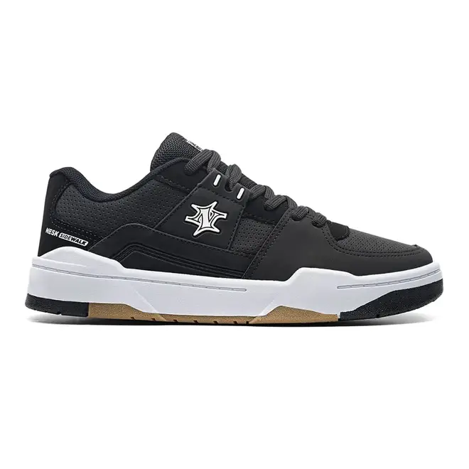 Tênis Casual Nesk Preto e Branco Masculino