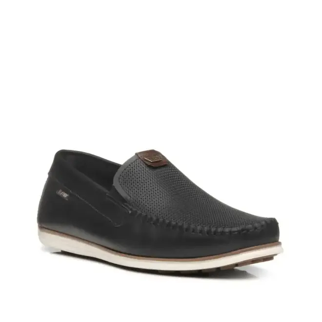 Sapato Mocassim Pegada Preto Masculino