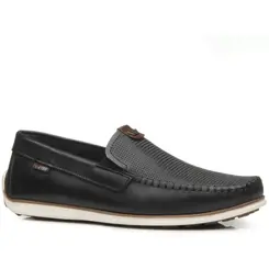 Sapato Mocassim Pegada Preto Masculino