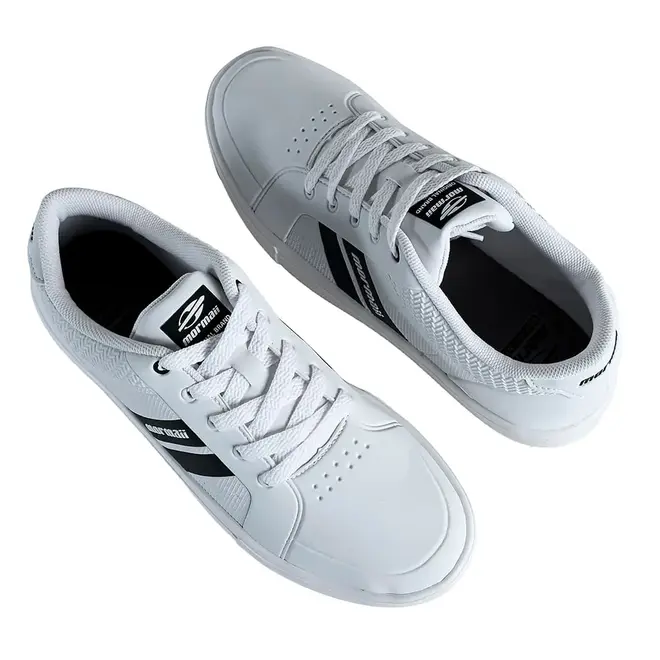 Tênis Mormaii Urban Stripe Branco e Preto Masculino