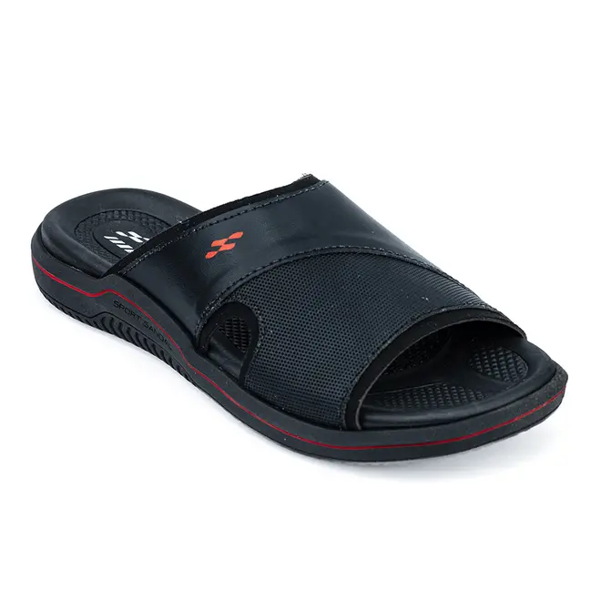 Chinelo Slide Itapuã Preto e Vermelho Masculino