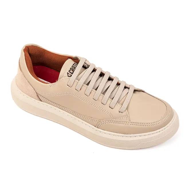 Tênis Casual Sola Caixa Crato Off White Masculino