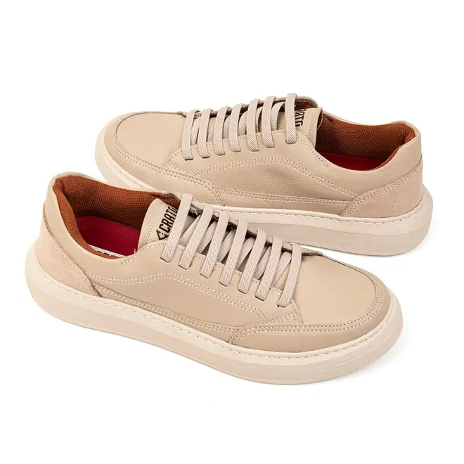 Tênis Casual Sola Caixa Crato Off White Masculino