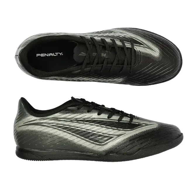 Chuteira Indoor Penalty Lider Y 6 Cinza Masculina