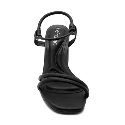 Sandália Salto Preto Beira Rio Feminino