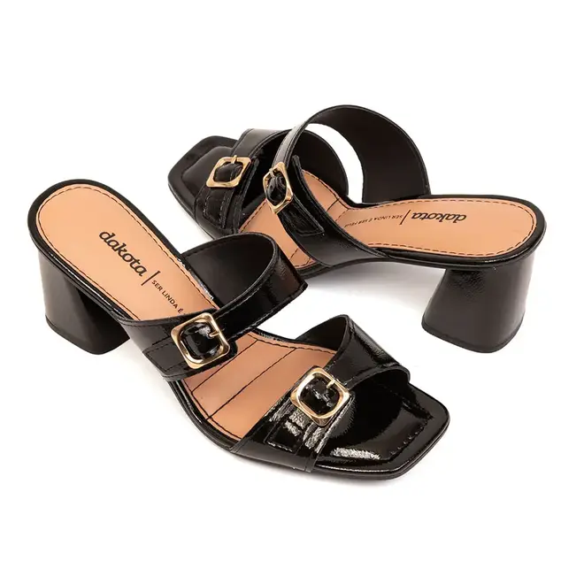 Tamanco Salto Dakota Marrom Feminino