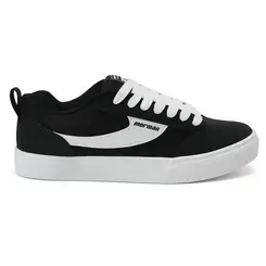 Tênis Casual Sola Caixa Mormaii Killian Branco e Preto Masculino
