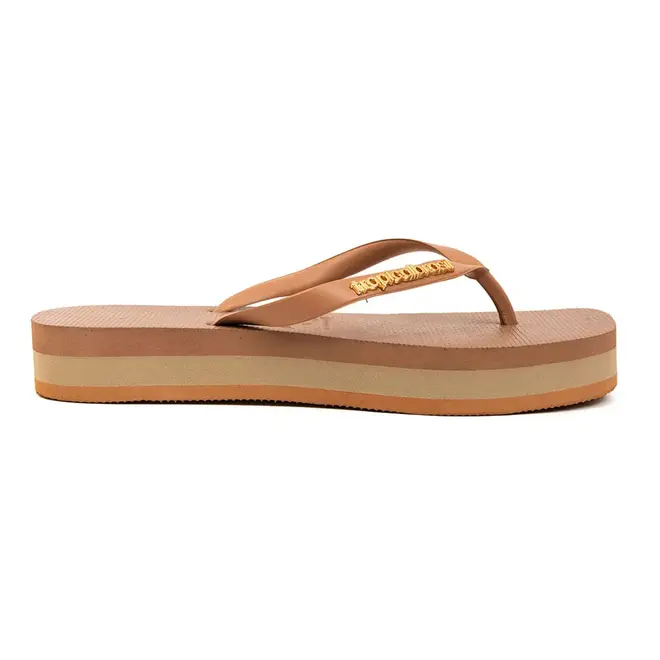 Chinelo Dedo Tropical Brasil Marrom Feminino