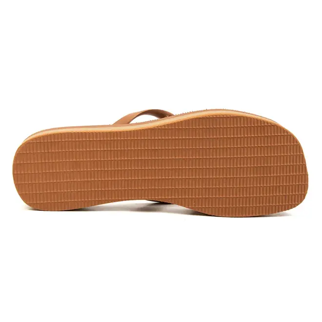 Chinelo Dedo Tropical Brasil Marrom Feminino