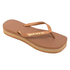 Chinelo Dedo Tropical Brasil Marrom Feminino