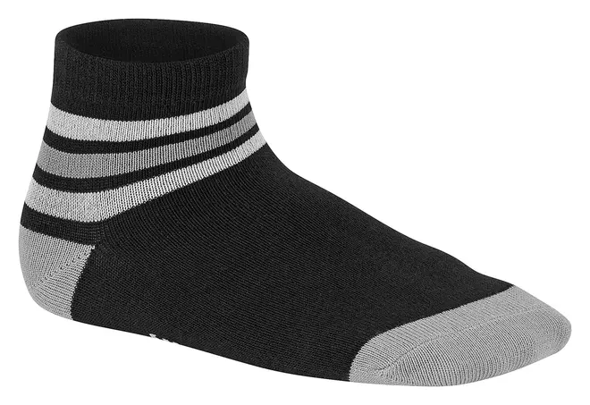Meia Casual Molekinho Azul Preto e Branco Infantil Masculino