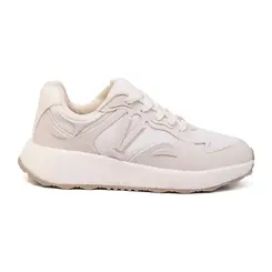 Tênis Casual Jogging Vizzano Bege Feminino