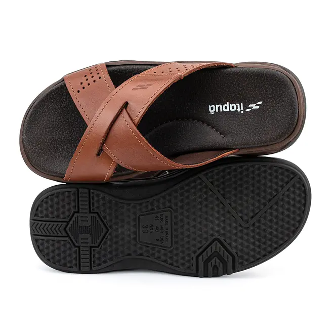 Sandália Flats Itapuã Telha Masculina