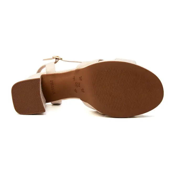 Sandália Salto Ramarim Coconut Feminina