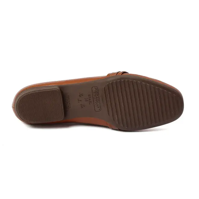 Sapato Mocassim Piccadilly Conhaque Feminino