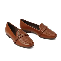 Sapato Mocassim Piccadilly Conhaque Feminino