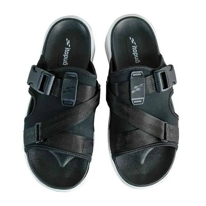 Sandália Itapuã Flats Preto Masculino