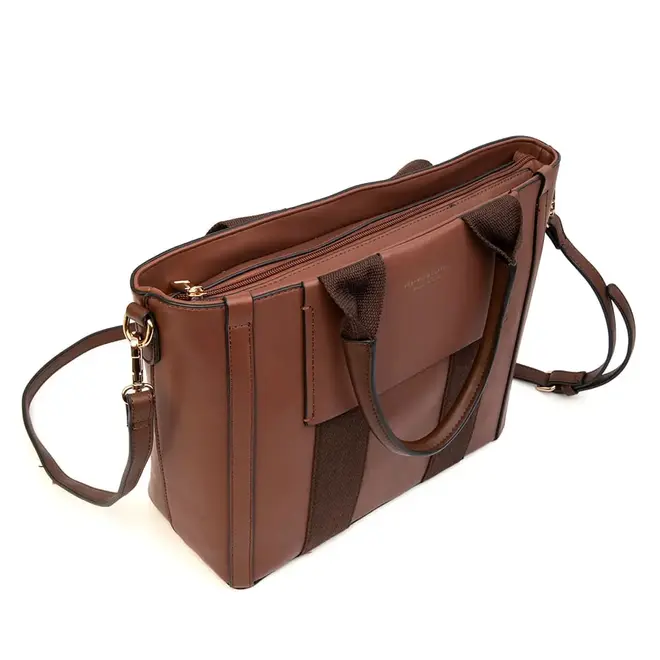 Bolsa Tira Colo Veryrio Marrom Feminina